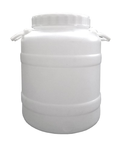 Ferramenta1.com | Fusto hdpe bocca larga 30 l predisp rubinetto 3/4 - PZ 3
