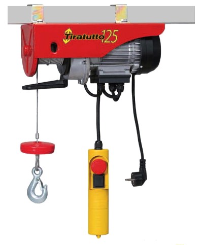 Ferramenta1.com | Paranco elettrico leuropea tt125 125 kg cavo 11 m - PZ 1
