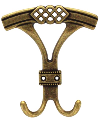 Ferramenta1.com | Appendiabiti anticato 43144 zama 116x146 mm florence - PZ 12