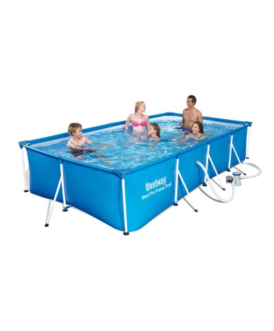 Ferramenta1.com | Piscina c/telaio e pompa 400x211xh81 cm 56424 - PZ 1