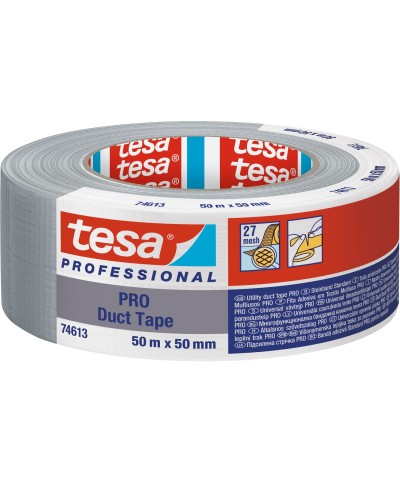 Ferramenta1.com | Nastro americano tesa pro 50mmx50m argento - PZ 6