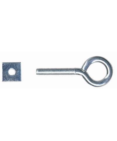 Ferramenta1.com | Occhioli ferro con dado n.4 d m6 x 40 mm   182* - PZ 20