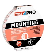Ferramenta1.com | Nastro biadesivo tesa mounting pro muro 19mmx5m - PZ 10
