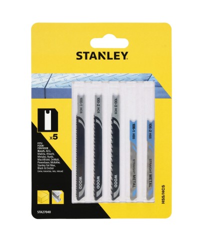Ferramenta1.com | Piranha stanley sta27040 (x27040) 5 lame legno metallo att.ad u - CF 1
