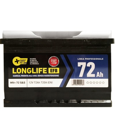 Ferramenta1.com | Batteria auto mv startstop 72ah 720a tecnol efb - PZ 1