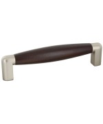 Ferramenta1.com | Maniglia faggio 4090 107x27 mm noce nichel sat (b) - PZ 25