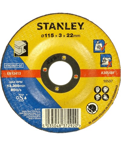 Ferramenta1.com | Piranha stanley sta32025 (x32025) disco d 115 metallo - PZ 1