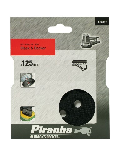 Ferramenta1.com | Piranha stanley sta32312 (x32312)  platorello per rotorb. d.125 - PZ 1