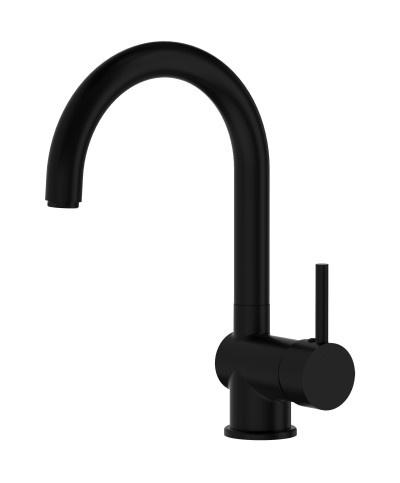 Ferramenta1.com | Serie gemini miscelatore lavello canna alta nero opaco - PZ 1