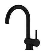Ferramenta1.com | Serie gemini miscelatore lavello canna alta nero opaco - PZ 1