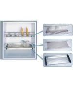 Ferramenta1.com | Mensola colapiatti acciaio inox c/vasch 86 cm - CP 1