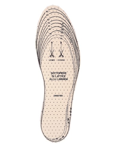 Ferramenta1.com | Solette dx-sx lavanda misura da 36 a 46 - PA 24