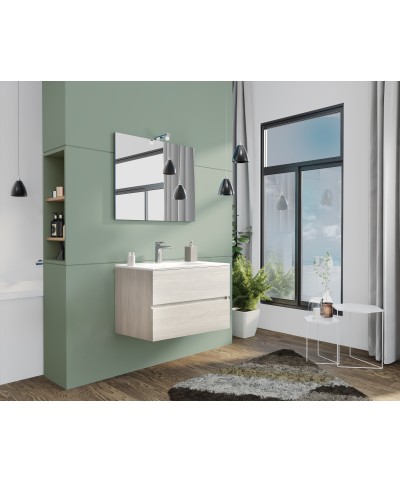 Ferramenta1.com | Mobile bagno new splash  80 sosp. rovere fumo - PZ 1