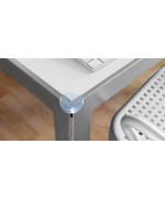 Ferramenta1.com | Paraspigolo pvc adesivo trasp conf. 4 pz   fig.1 - CF 12