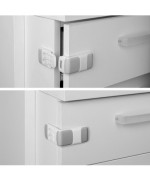 Ferramenta1.com | Chiusura di sicurezza laterale per cassetti fig.7 - PZ 6