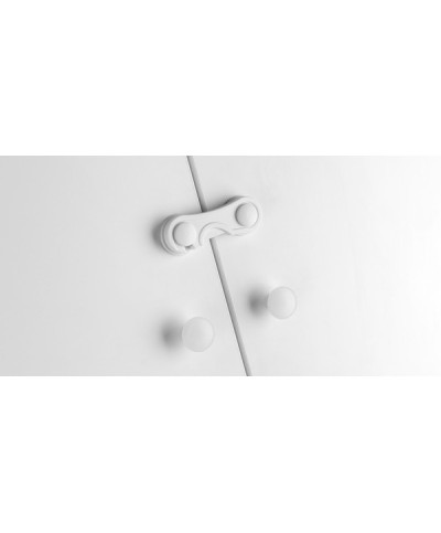 Ferramenta1.com | Chiusura di sicurezza per armadio conf 2 pz fig.8 - CF 6