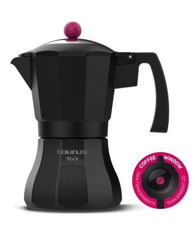 Ferramenta1.com | Caffettiera taurus kcp9003i window 3 tazze - PZ 1