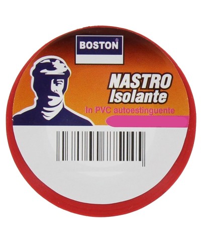 Ferramenta1.com | Boston nastro isolante rosso 15mmx10m - PZ 10