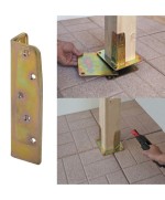 Ferramenta1.com | Piastra 800/a angolare rinf acc trop 140x40x40 mm - PZ 8