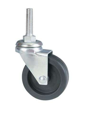 Ferramenta1.com | Ruota mobile d 50 mm gomma 220/b perno 8max30** - PZ 20