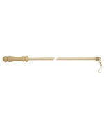 Ferramenta1.com | Frusta in legno per tenda 125 cm naturale - PZ 1