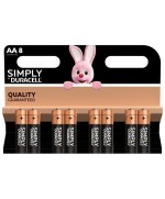 Ferramenta1.com | Duracell simply alcalina stilo 8 pz mn1500 - BL 12