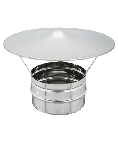 Ferramenta1.com | Fumaiolo fisso acciaio zincato d 10 cm - PZ 4