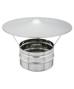 Ferramenta1.com | Fumaiolo fisso acciaio zincato d 13 cm - PZ 4