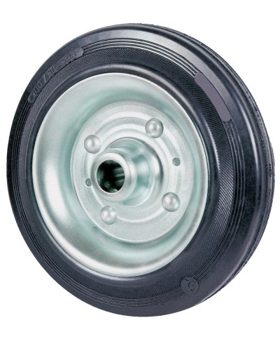 Ferramenta1.com | Ruota industriale d 100 mm gomma c/cuscin exp - PZ 1