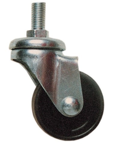 Ferramenta1.com | Ruota nylon d 50 mm perno filettato 8max15 mm* - PZ 4