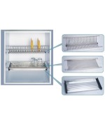 Ferramenta1.com | Mensola colapiatti acciaio inox c/vasch 56 cm - CP 1