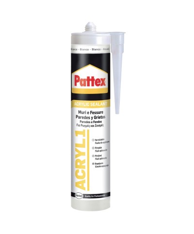Ferramenta1.com | Pattex acril-one bianco 300 ml cartuccia - PZ 25