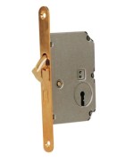 Ferramenta1.com | Bonaiti serratura a gancio 60 ottonato 100x50 mm - PZ 6