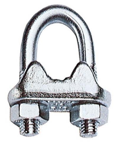 Ferramenta1.com | Morsetto p/fune acciaio d  3 mm export** - PZ 100