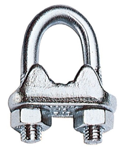 Ferramenta1.com | Morsetto p/fune acciaio d  8 mm export** - PZ 50