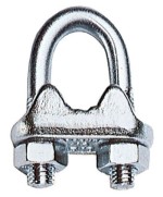 Ferramenta1.com | Morsetto p/fune acciaio d 10 mm export** - PZ 50