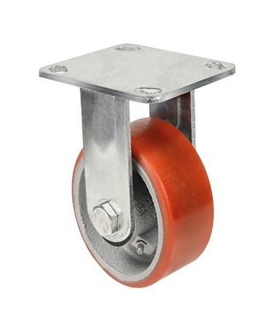 Ferramenta1.com | Ruota poliuretano d  75x32 piastra fissa export - PZ 1