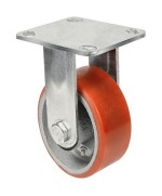 Ferramenta1.com | Ruota poliuretano d  75x32 piastra fissa export - PZ 1