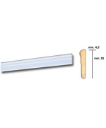 Ferramenta1.com | Cornice per parati 4,5x23 barocco 200 cm bianco - PZ 25