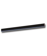 Ferramenta1.com | Cornice per parati 4,5x14 liscia 200 cm nero - PZ 25