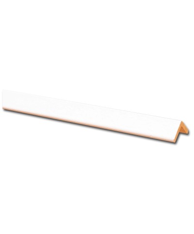 Ferramenta1.com | Paraspigolo 28x28 ayous liscio 300 cm bianco 67173 - PZ 20