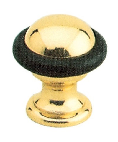 Ferramenta1.com | Paracolpo p/porta tondo ottone lucido vern - PZ 12
