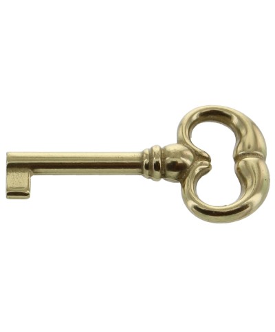 Ferramenta1.com | Chiave per mobili 33730 35x62 mm ottone lucido - PZ 25