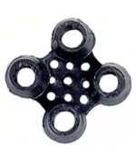 Ferramenta1.com | Giunzioni per zerbino robustus pvc nero - PZ 10