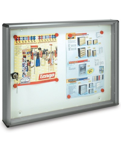 Ferramenta1.com | Bacheca fondo magnetico alubox bc2 55x5x40 arg - PZ 1