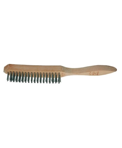 Ferramenta1.com | Spazzola acciaio 5 ranghi c/manico 69160 - PZ 12