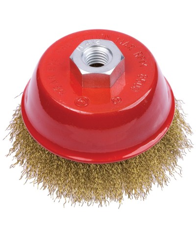 Ferramenta1.com | Poggi 485.60b spazzola a tazza acc 14ma d 120 mm - PZ 1