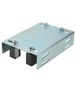 Ferramenta1.com | Piastra guida sup acc zin 4 olive nylon d 40x45 mm - PZ 4