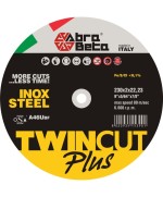Ferramenta1.com | Abrabeta disco p/ferro twin cut plus 230x2,0 mm - PZ 25