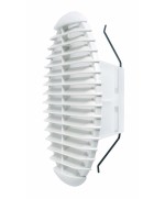 Ferramenta1.com | Griglia aerazione plast c/molle+zanz d 125/160 - PZ 4